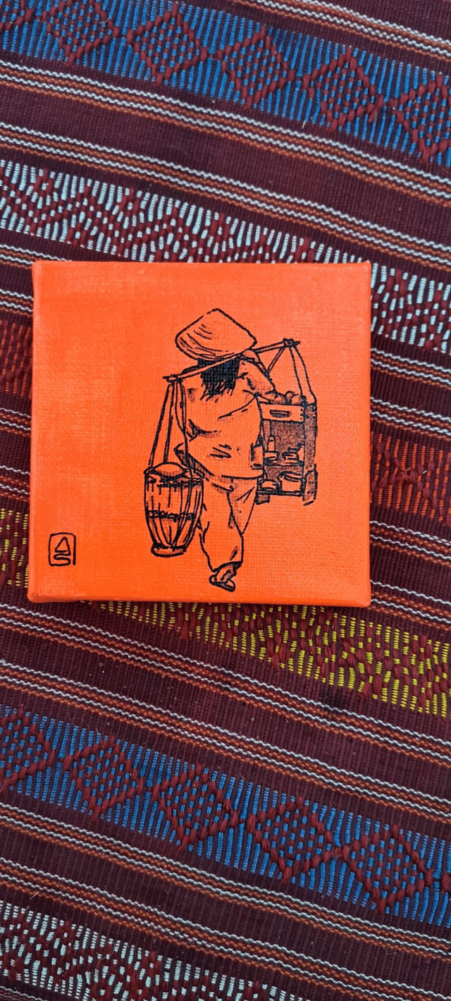 Mini toile carrée